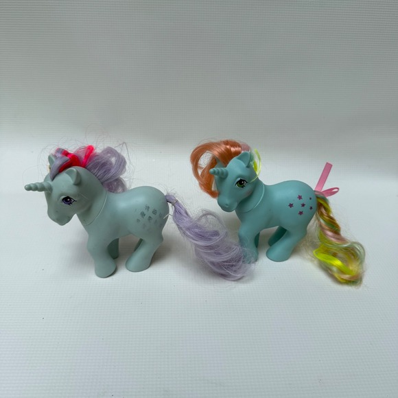 My Little Pony Unicorn Toys, Basic Fun Inc., 2018 Hasbro, Set of 2 - Picture 1 of 8